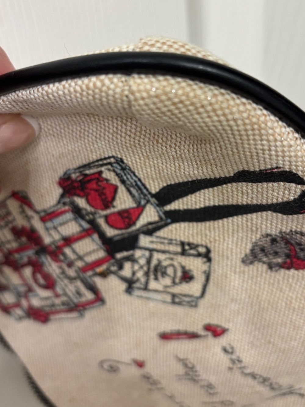 Brighton Scottie canvas crossbody - Like New - Picture 5 of 6